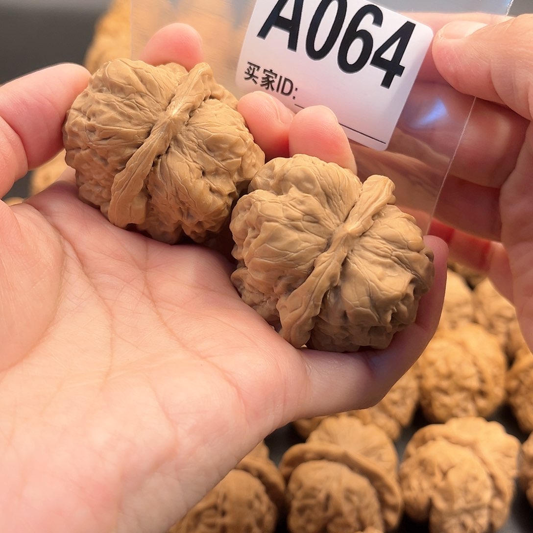 文玩核桃把件蛙蛙全品41肚44