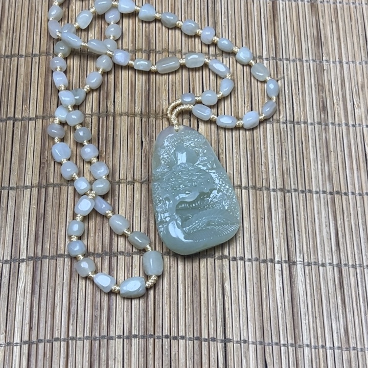 用***3和田玉未镶嵌挂件