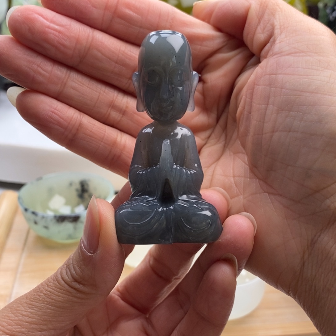 岫玉未镶嵌四大名玉摆件