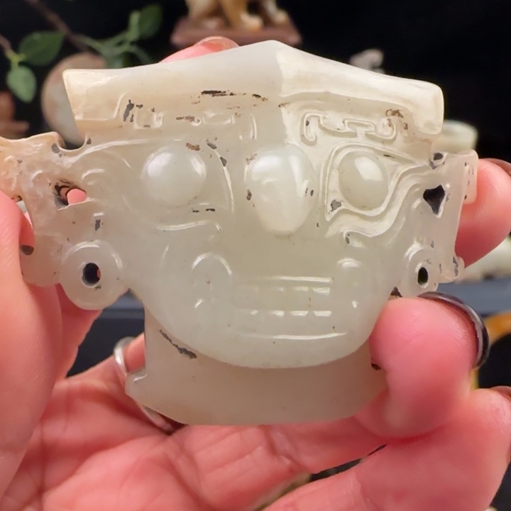 d***9和田玉（糖玉）未镶嵌挂件