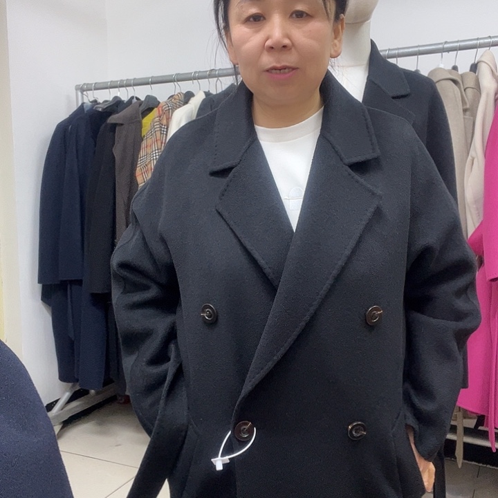 羊驼绒外贸大衣外套女秋冬160112