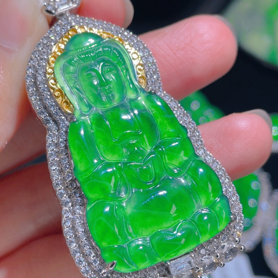 翡翠吊坠(不含链)未镶嵌