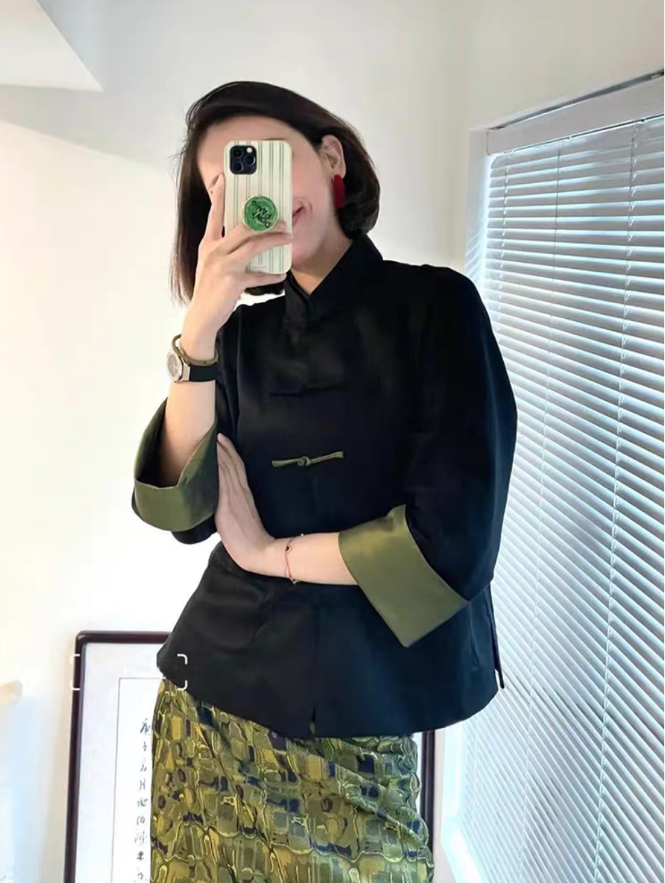 【NA家】拼接衬衣时尚网红休闲ins显瘦外头