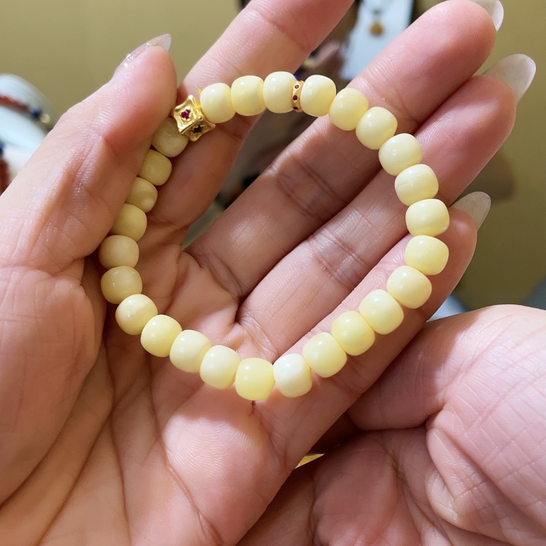 【闪购商品】手链琥珀银S925镶嵌