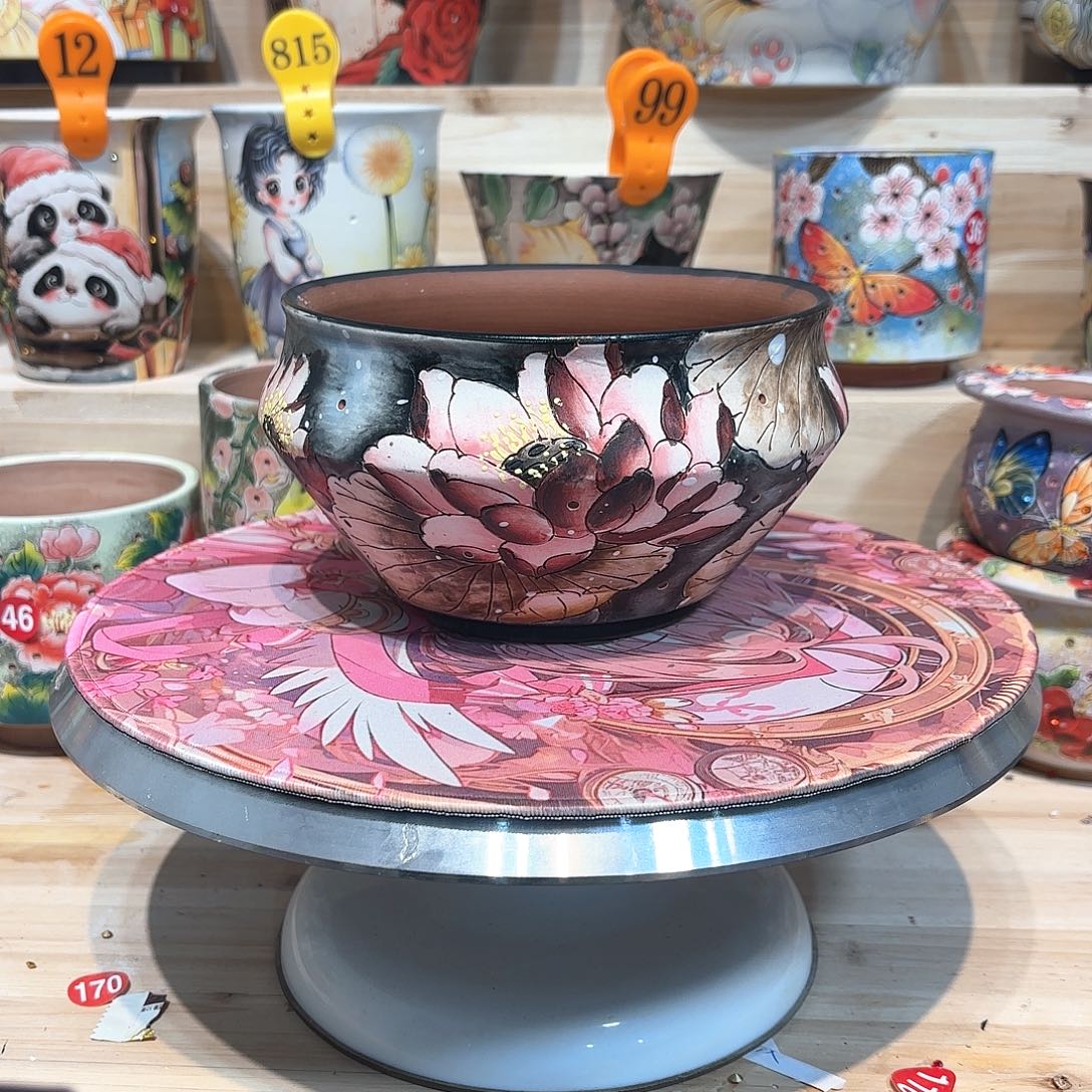 紫砂花盆手工花盆默认微瑕16/10