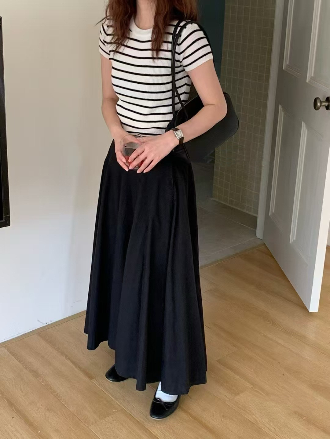 小渠 简约通勤韩版百搭薄款女装