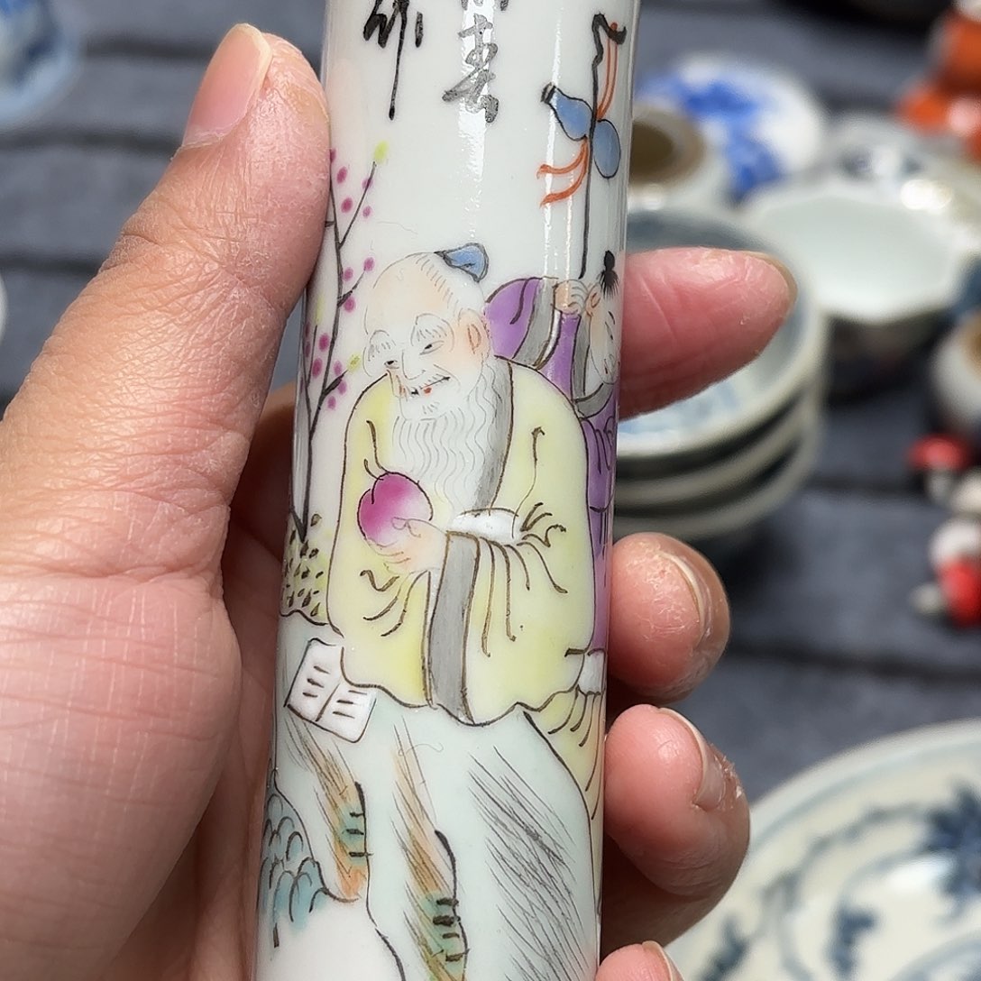 摆件陶月**两陶瓷艺术作品
