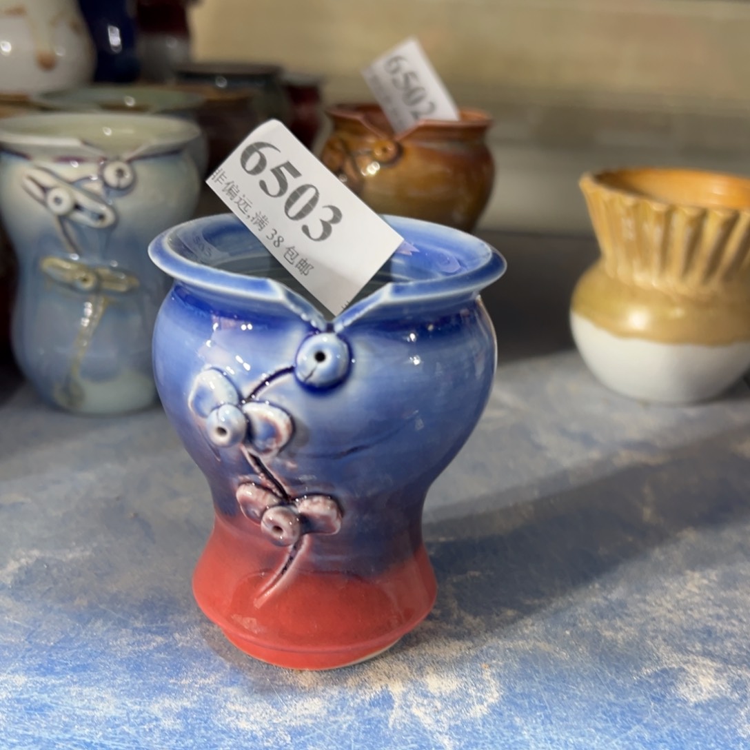 陶瓷景德镇手工花盆