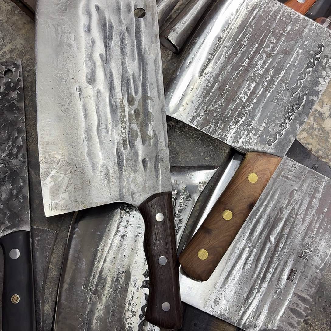 高碳锰钢云南阿老表手工锻打刀