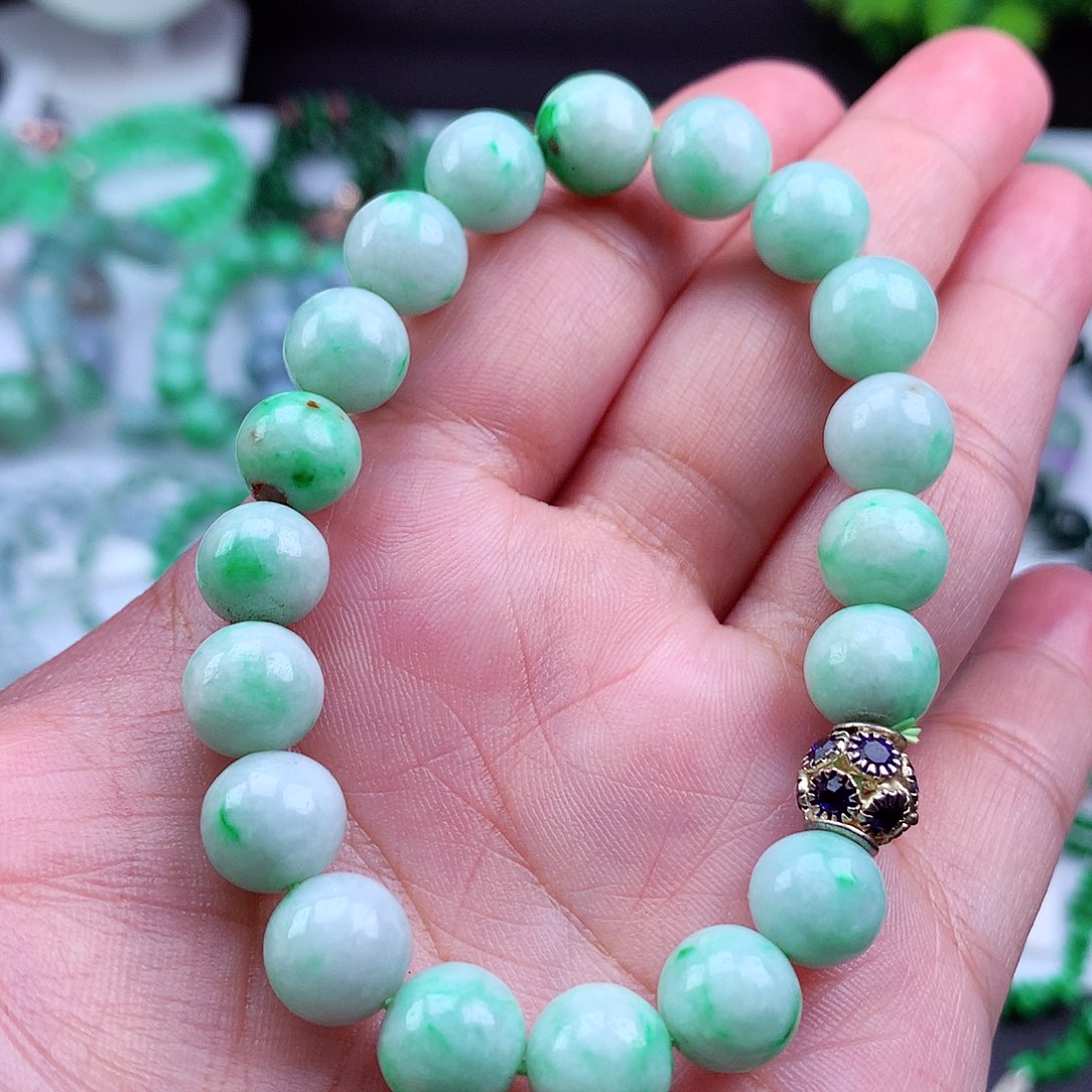 未镶嵌手链翡翠手串