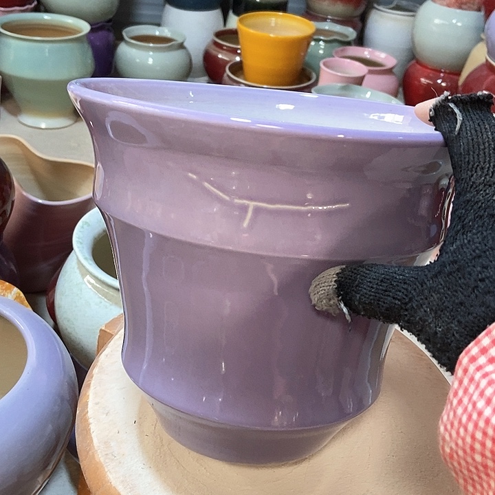 瓶口24高22无孔景德镇陶瓷学院满29包邮瑕