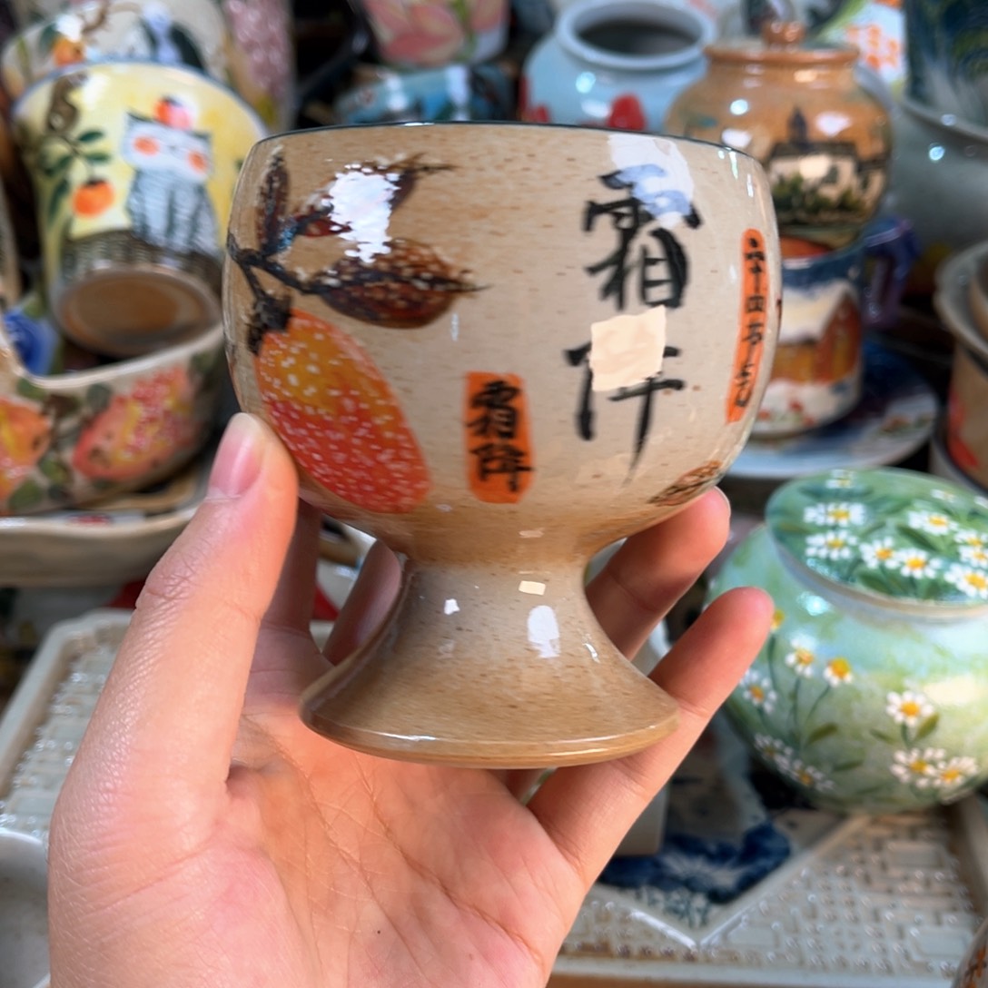 景德镇手工手绘杯