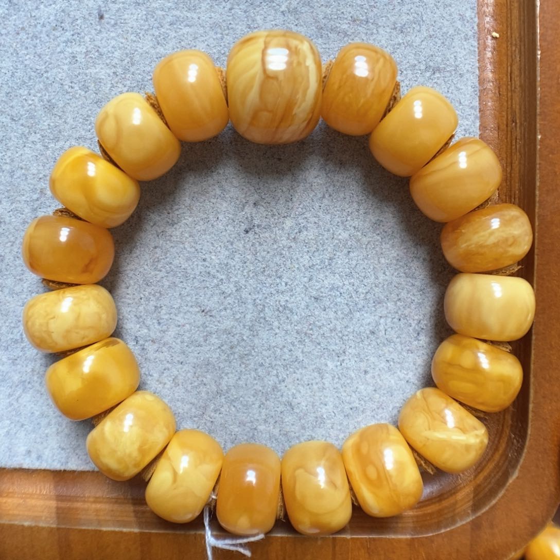 蜜蜡手串未镶嵌蜜蜡手串