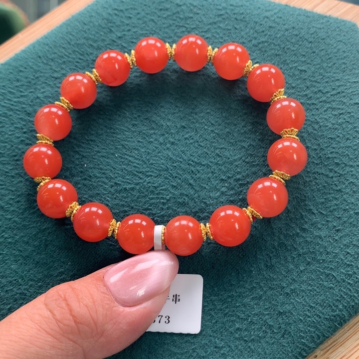 南红玛瑙Ｙ保山滴水洞皇家矿10M合金