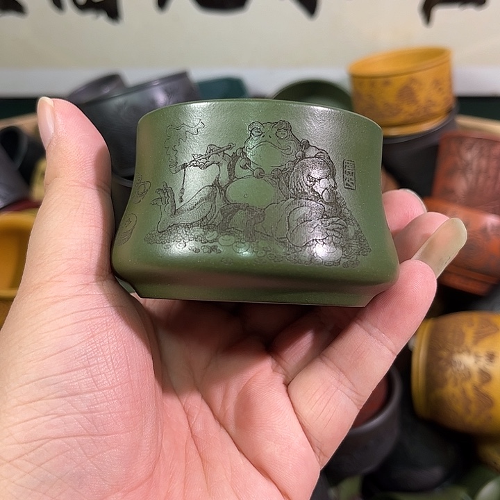 茶杯紫砂全手工紫砂主人杯