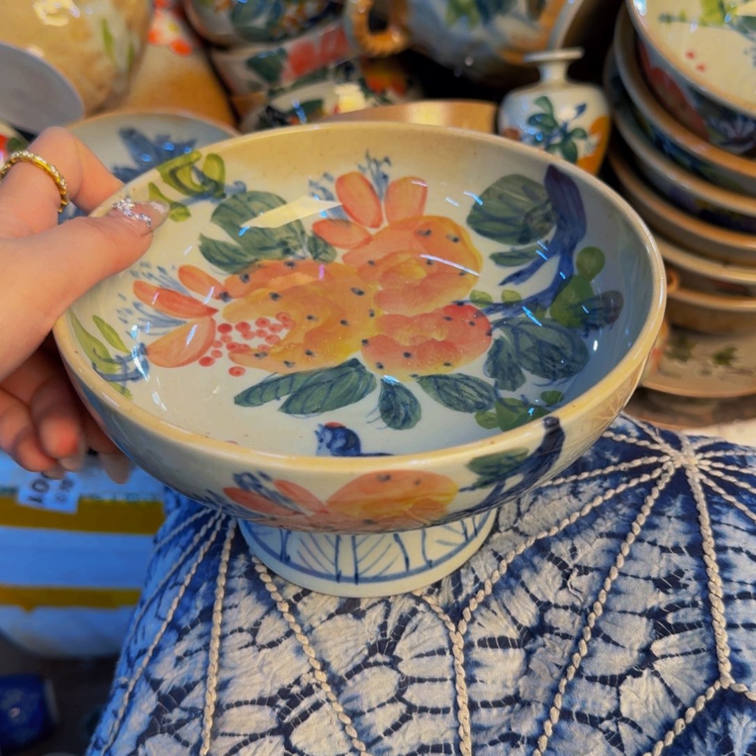 瓷片景德镇陶瓷手工手绘