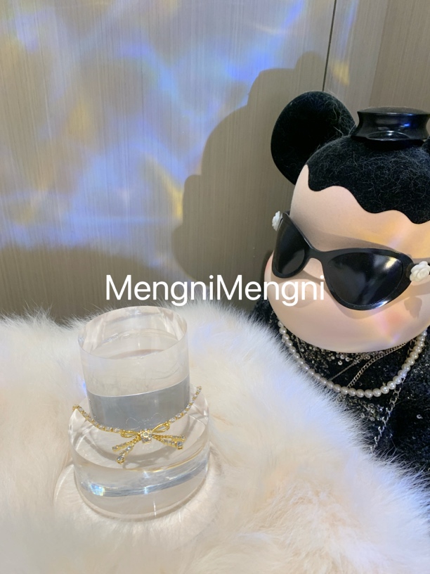 铜合金锆石项链 P1370 蝴蝶结项链