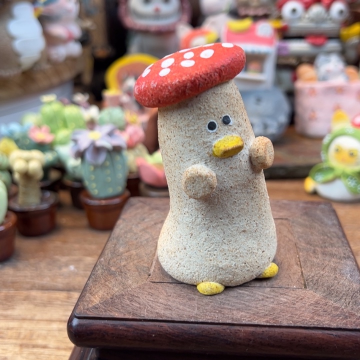 陶摆件小镇青花每日有新品