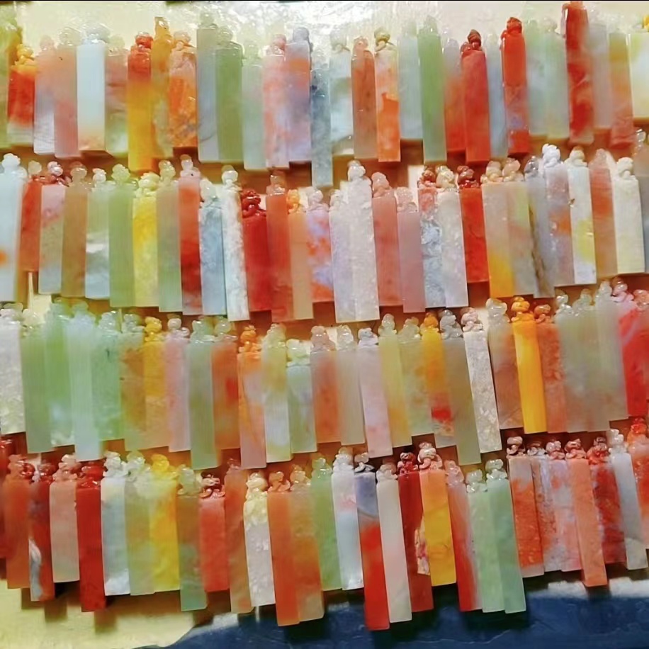  124款《0.8厘米牙签章》印章金石篆刻练习章书法国画章姓名章