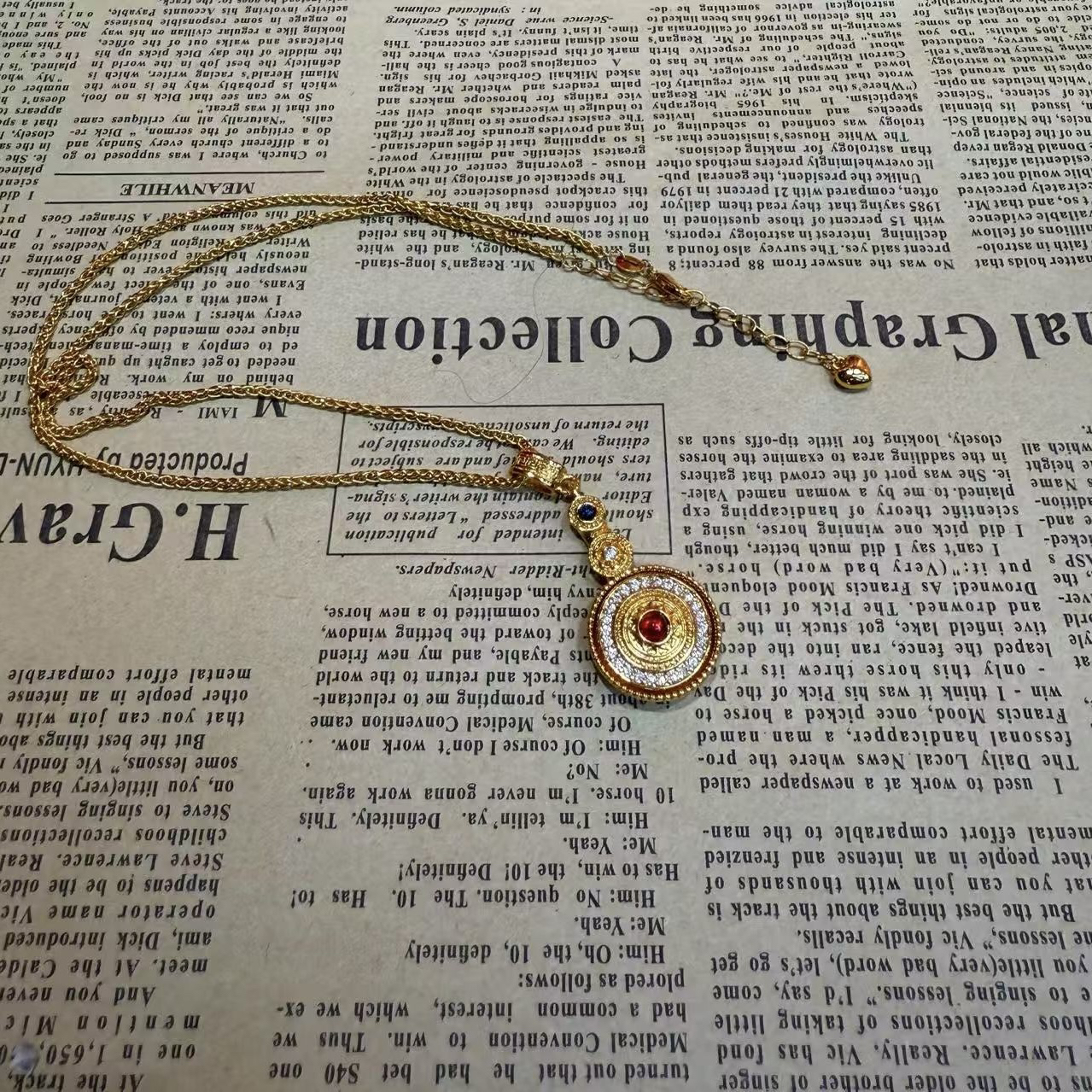 【粉丝福利】精美高级感八宝罗盘项链