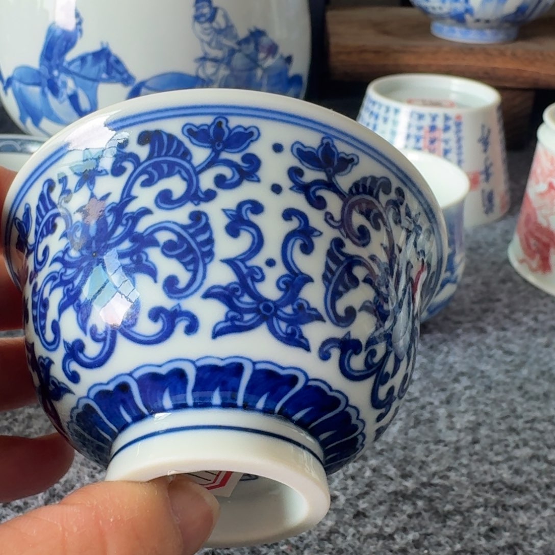 现代景德镇陶瓷手绘茶具