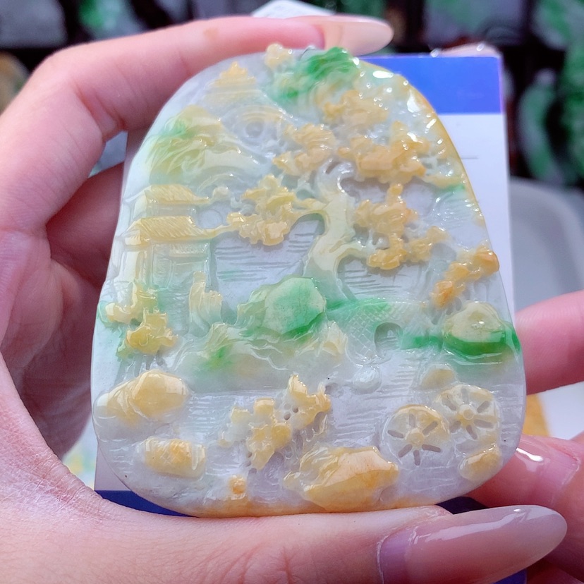 【闪购商品】翡翠颈饰未镶嵌天然