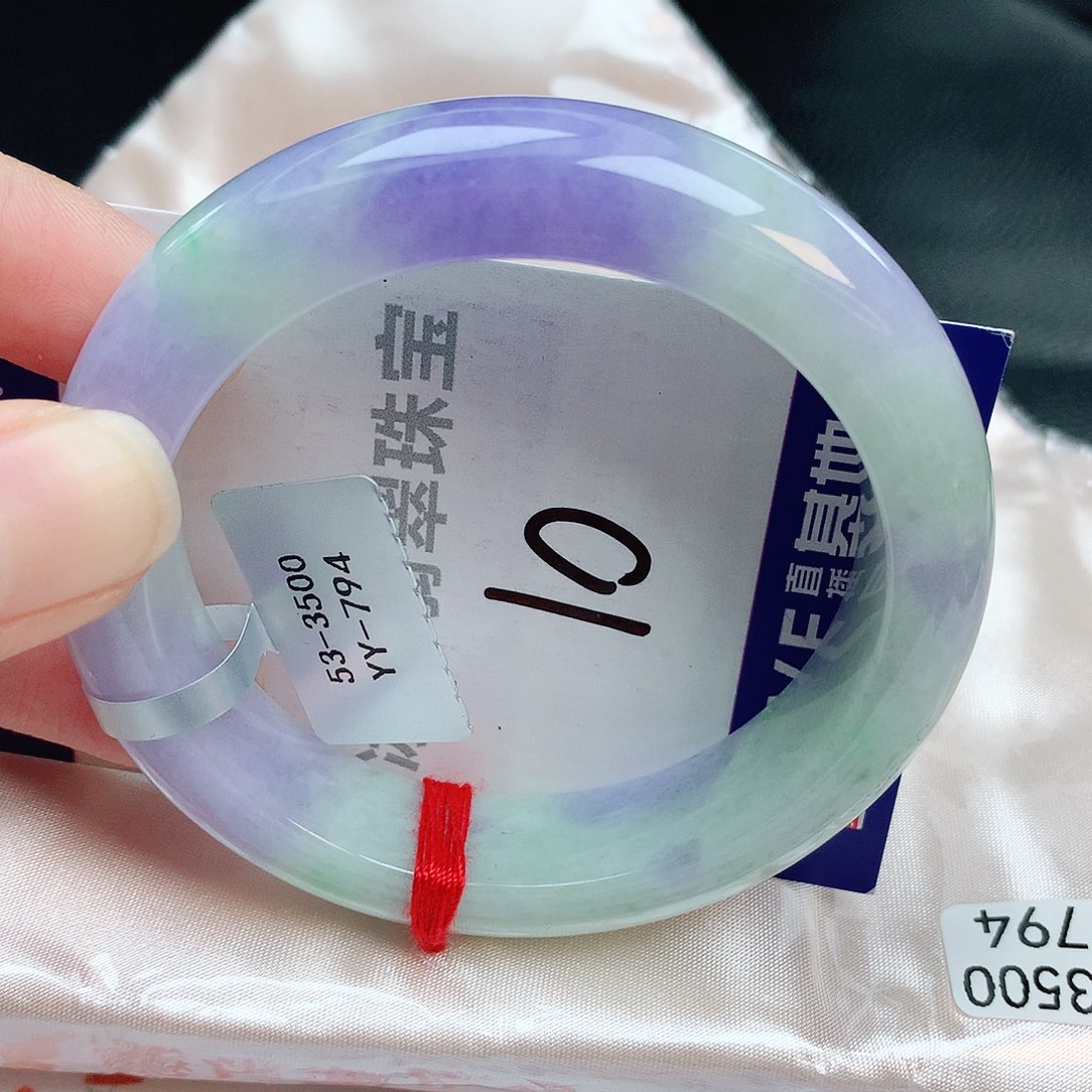 翡翠手镯未镶嵌缅甸天然A货翡翠手镯