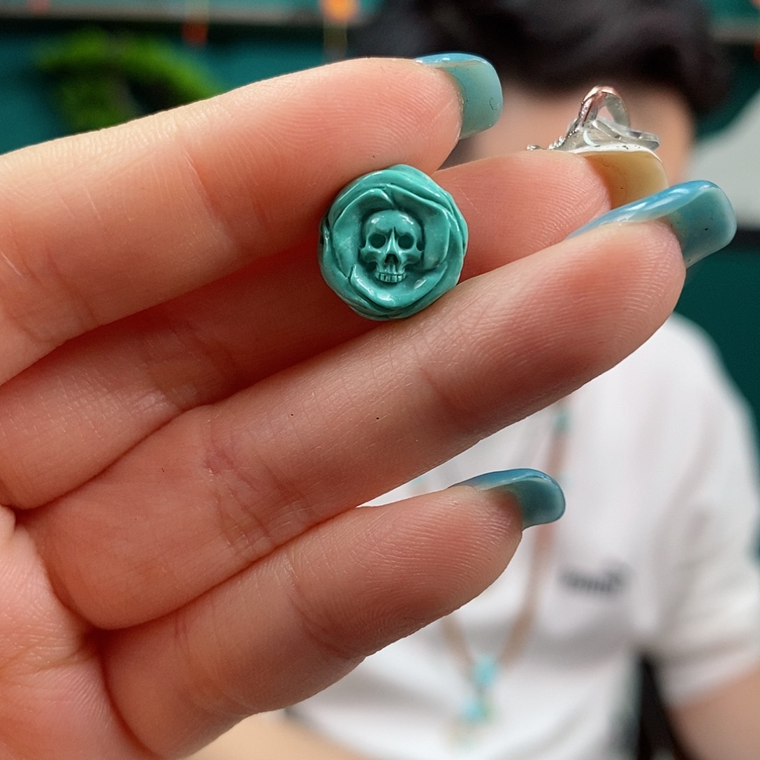 绿松石珠宝奇石未镶嵌