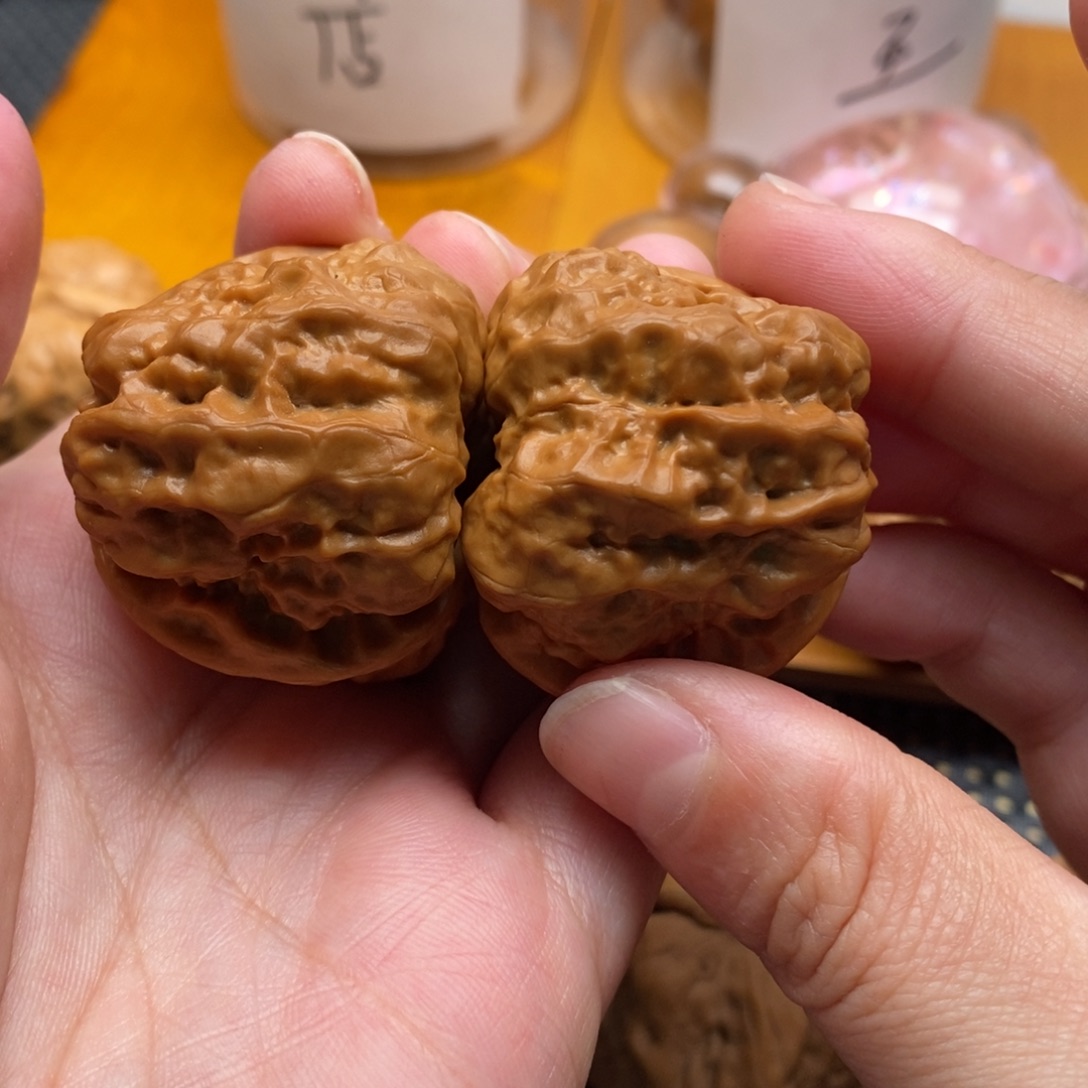 把件文玩核桃边37左右