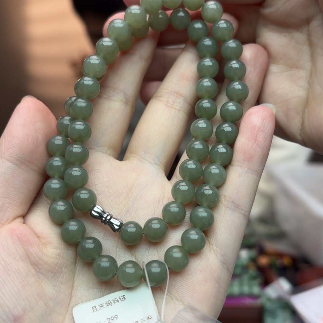 和田玉手串未镶嵌