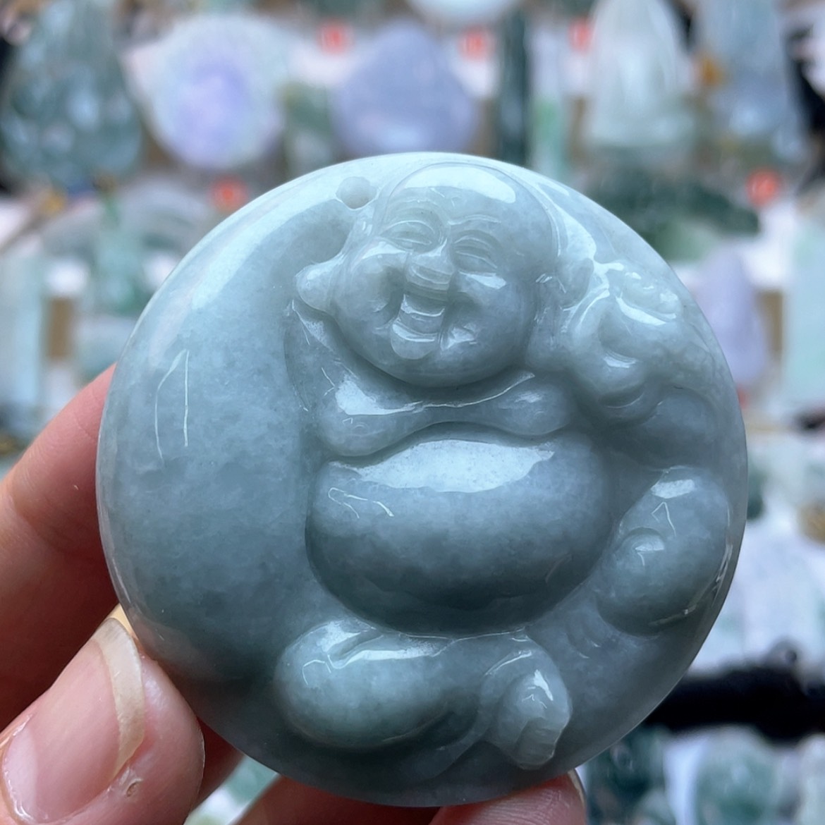 【闪购商品】颈饰未镶嵌翡翠逍遥佛