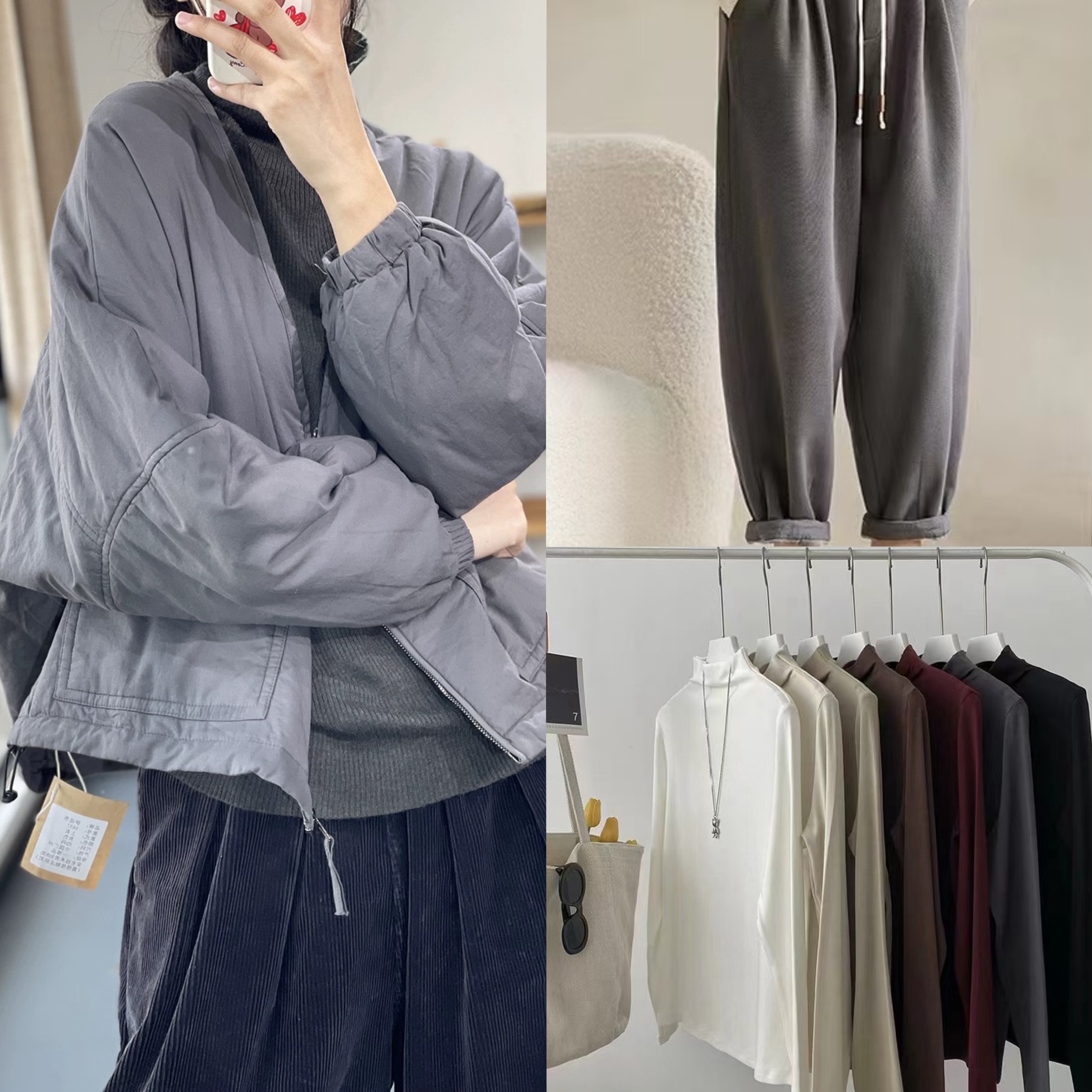 上衣裤子打底衫衬衫短袖随机发一件