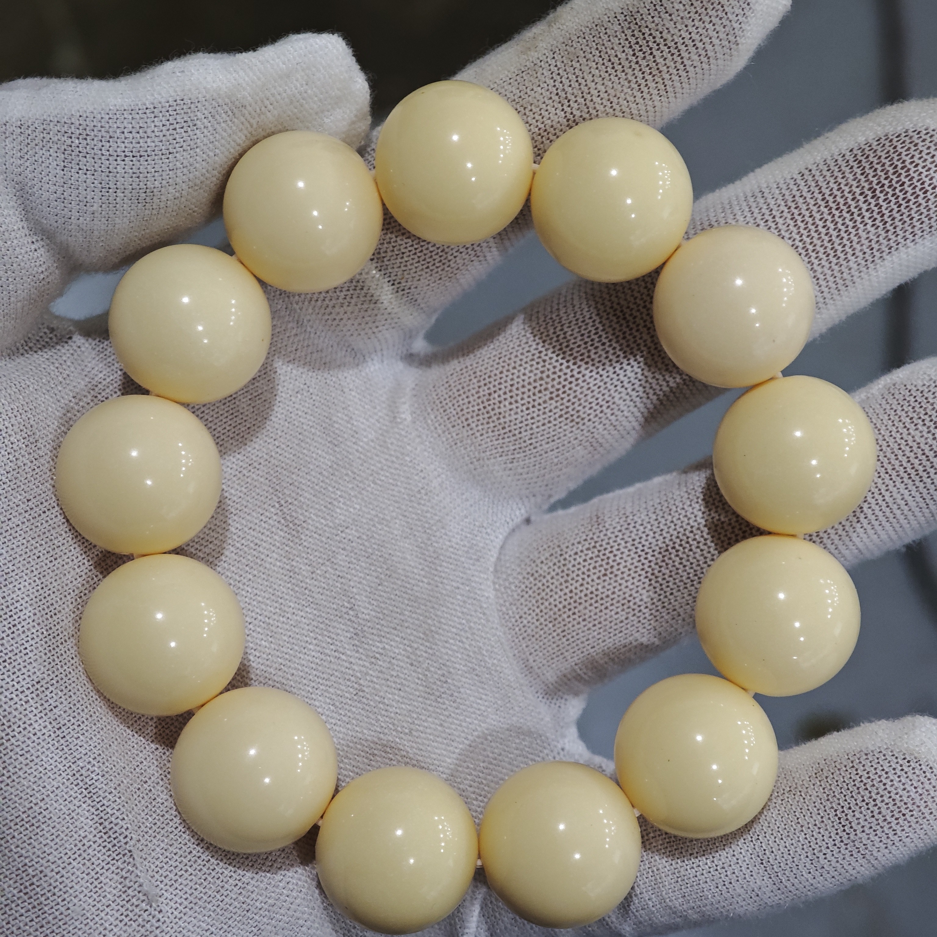 S50 象牙果圆珠1.8cm单圈手串