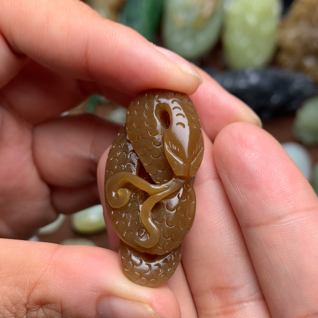 和田玉挂件未镶嵌