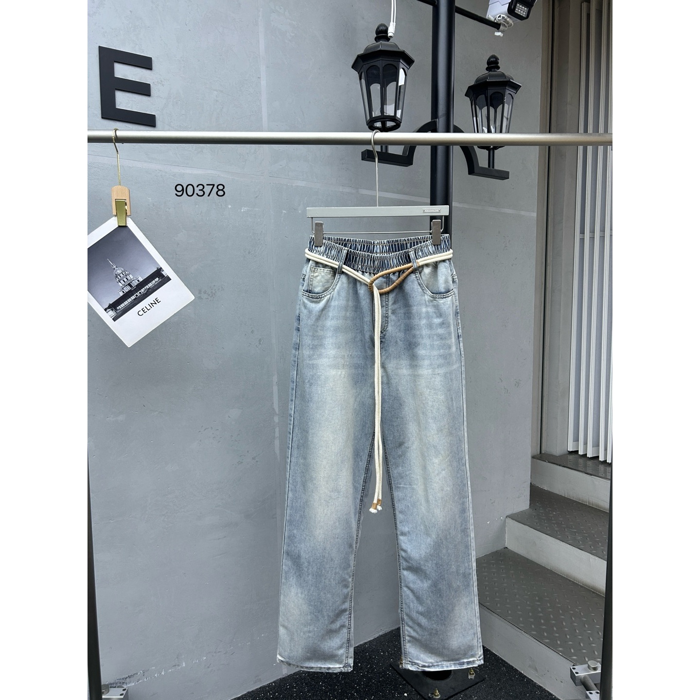 大占推荐 90378  休闲时尚潮牌牛仔裤