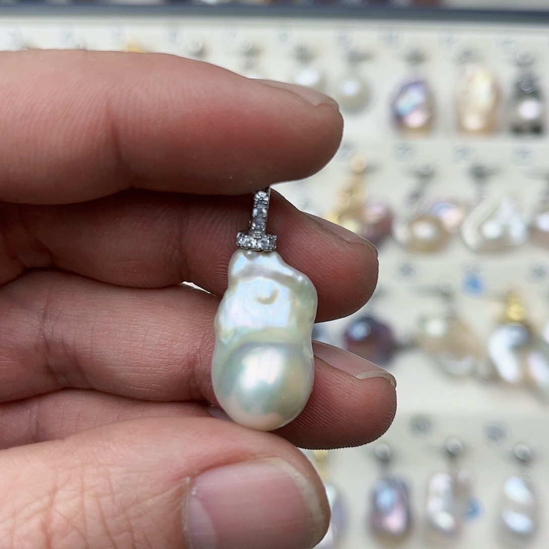 淡水珍珠吊坠(不含链)未镶嵌05