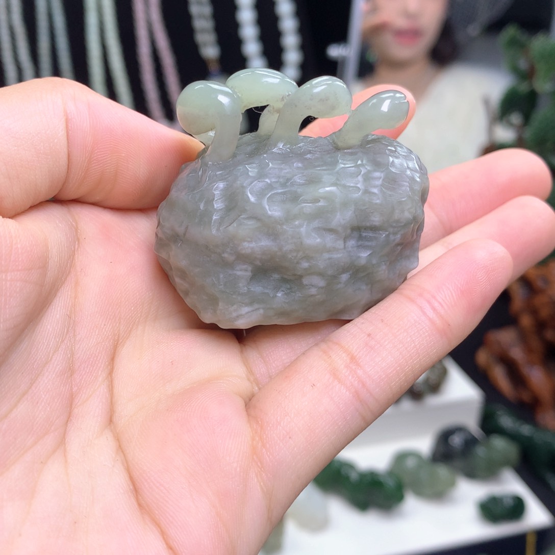 和田玉未镶嵌摆件