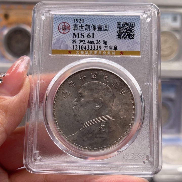 银玉麟轩公博61十年方肩章3339