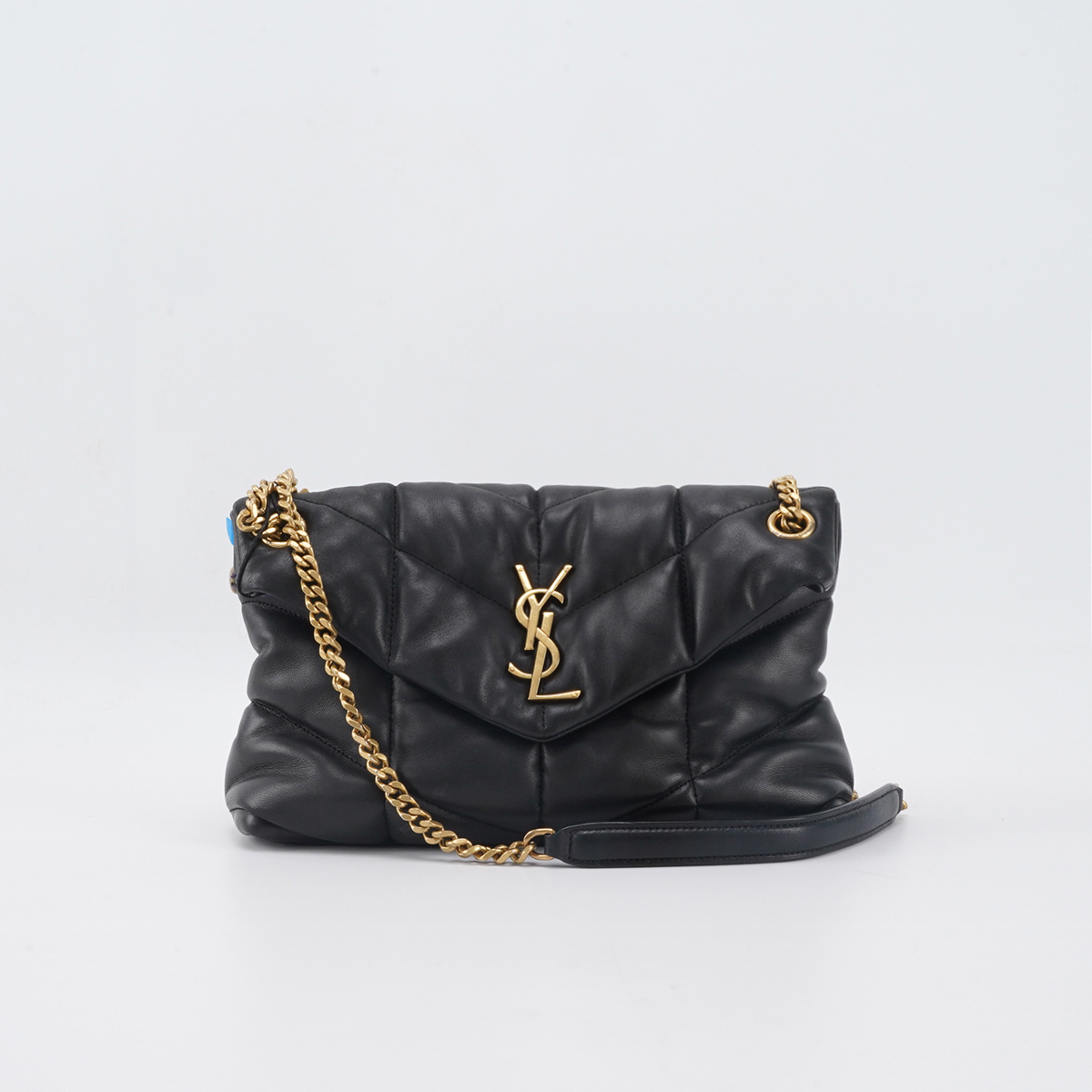 95新 YSL/圣罗兰 【总仓】Puffer 黑金Mini迷你/BG23008201