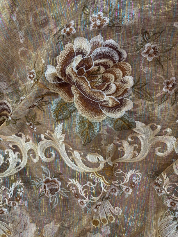 9043  5.7×2.75  绣花纱