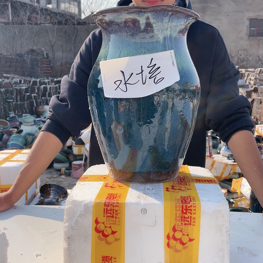 宜兴紫砂粗陶花盆