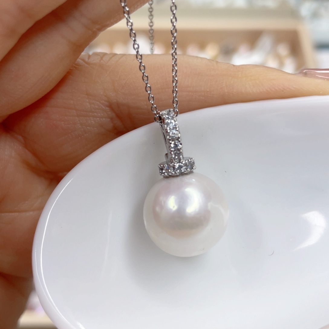 淡水珍珠未镶嵌吊坠(赠链)