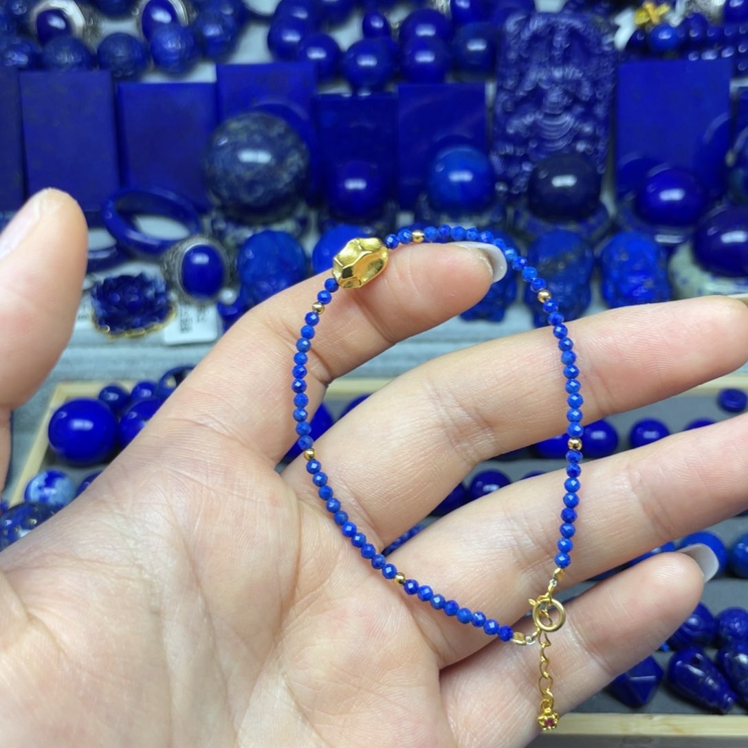 青金石未镶嵌手链