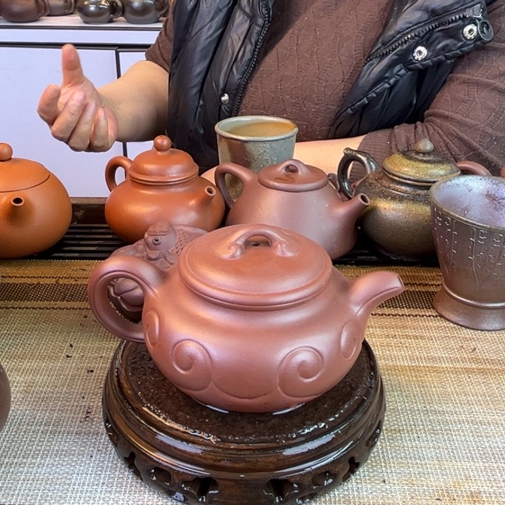 茶壶紫砂底槽清280cc