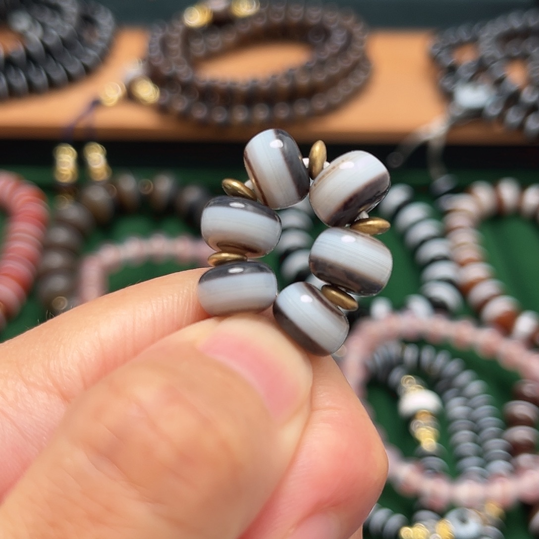 小***u玛瑙/玉髓合金手串