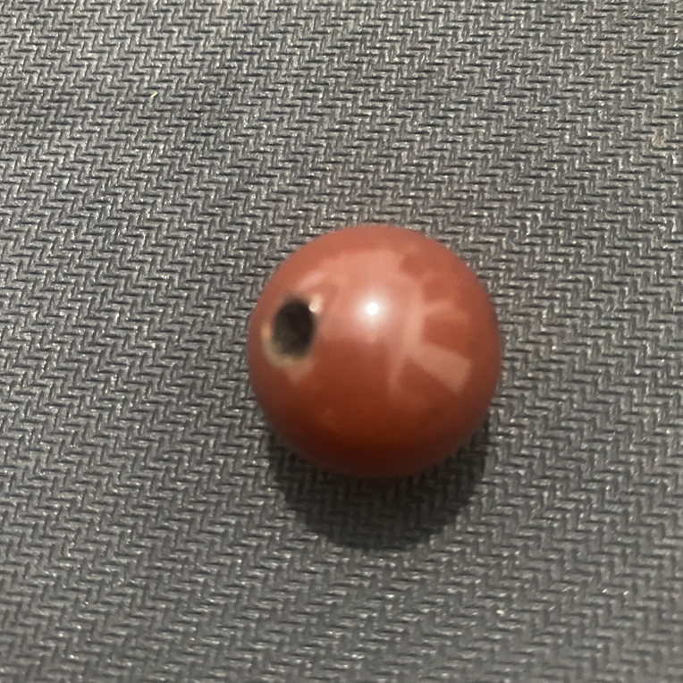 玛瑙二点零珠子一粒