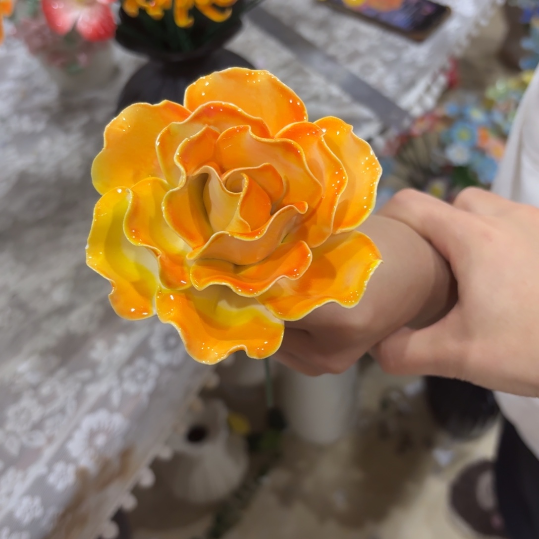 陶瓷花，拍满20发货，退款拉黑