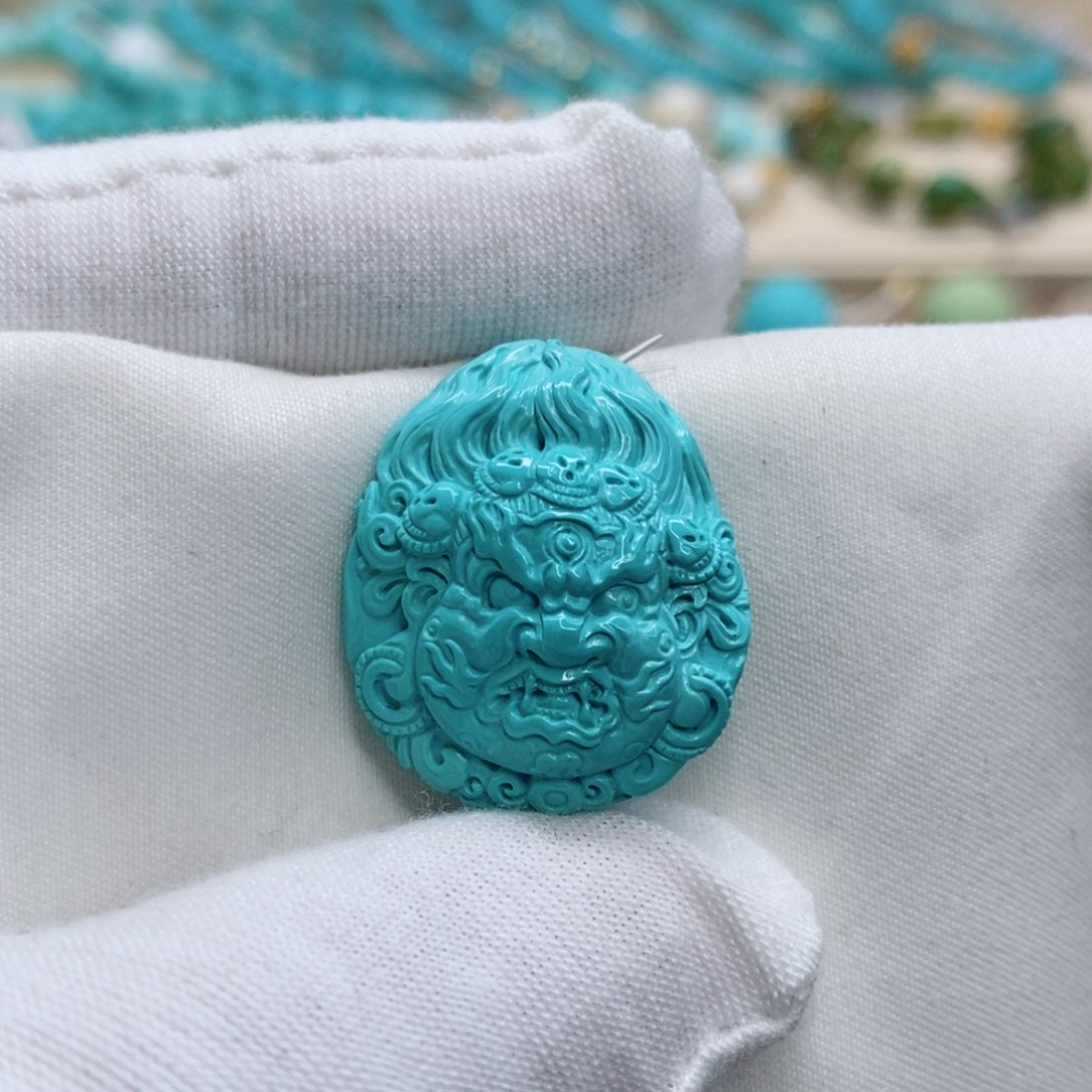 绿松石珠宝奇石未镶嵌