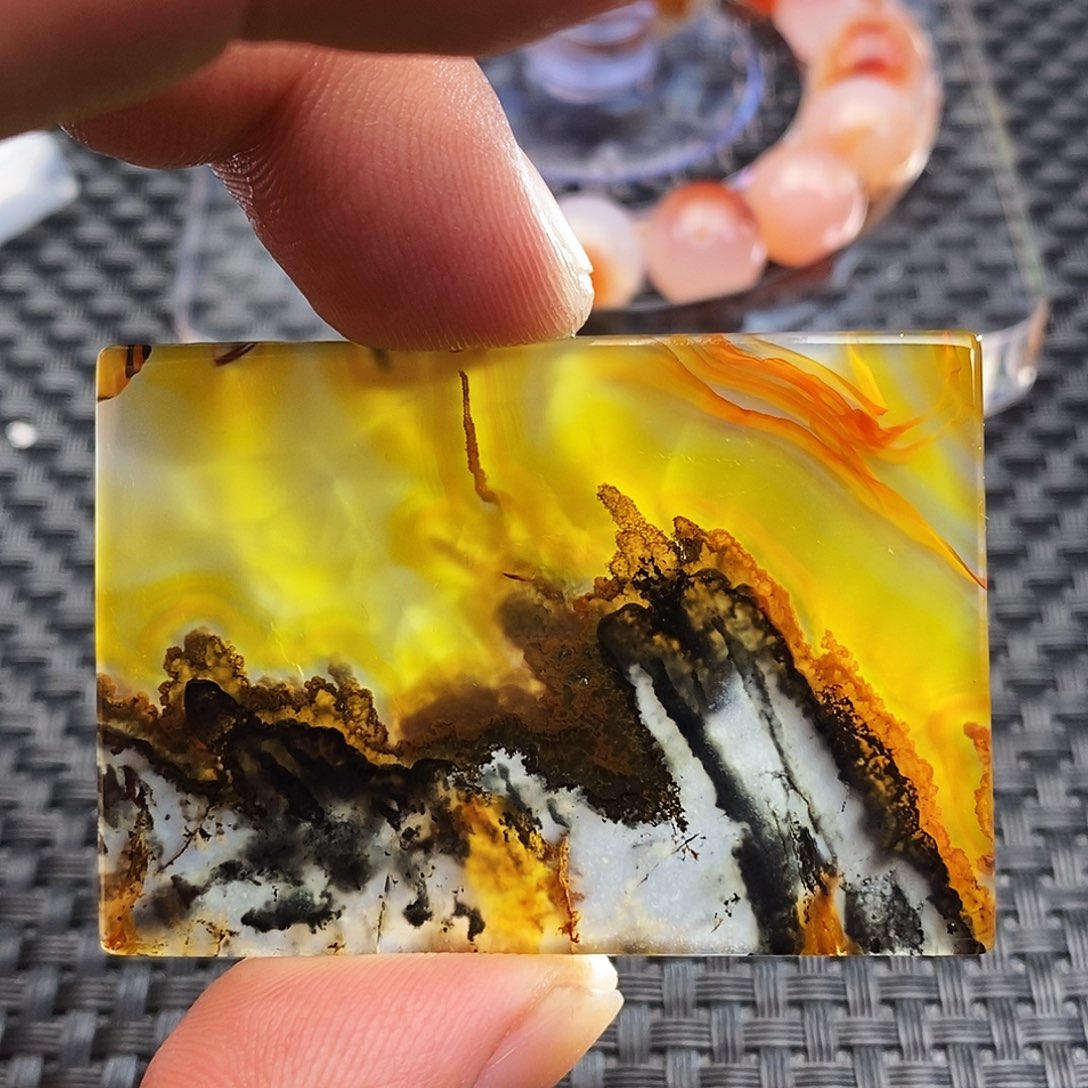 玛瑙/玉髓未镶嵌吊坠(不含链)1047