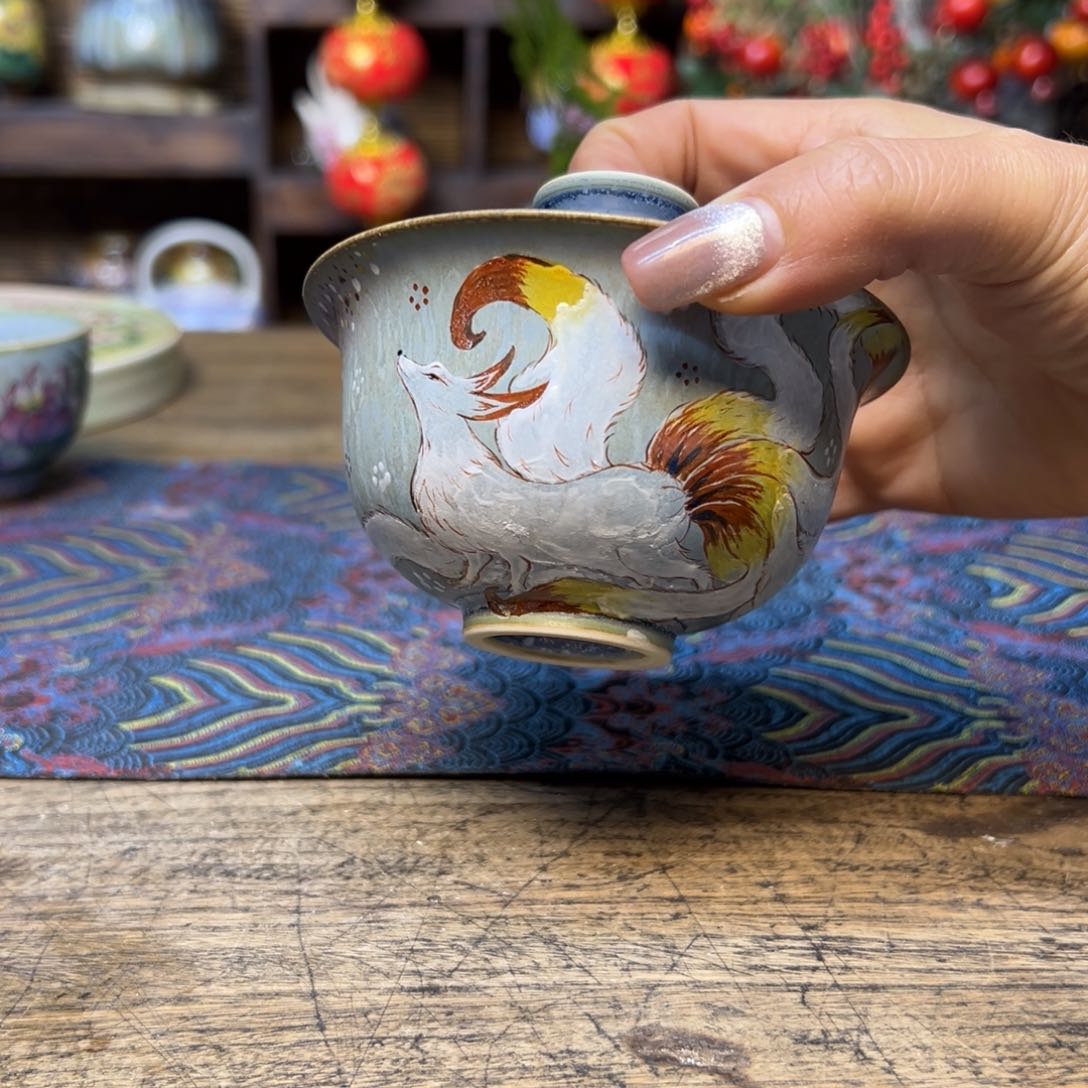 瓷片静**开景德镇刘道标老师